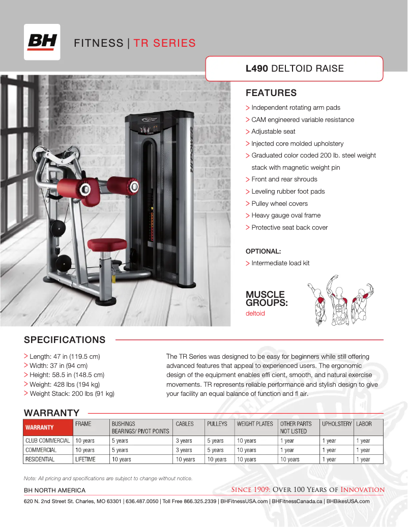 Imagen de la primera página del manual del dispositivo L490