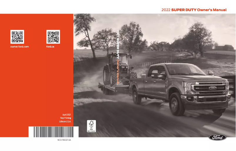 Imagen de la primera página del manual del dispositivo F-350 (2022)