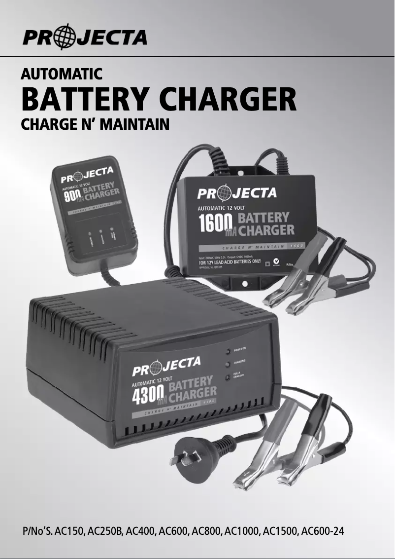 Página 1 del manual Manual de usuario Projecta AC1500