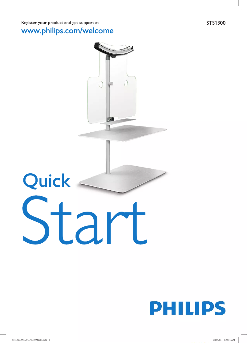 Imagen de la primera página del manual del dispositivo STS1300