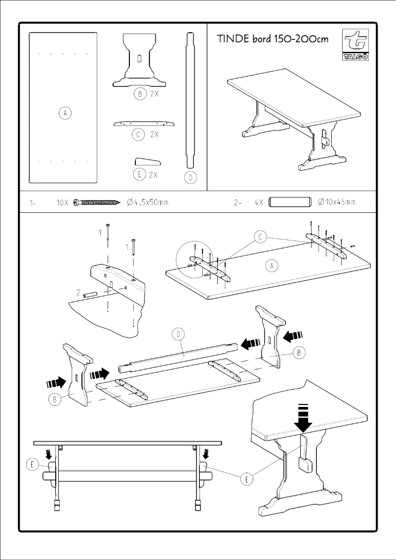 Página nº 1 - Manual de usuario Talgø Tinde