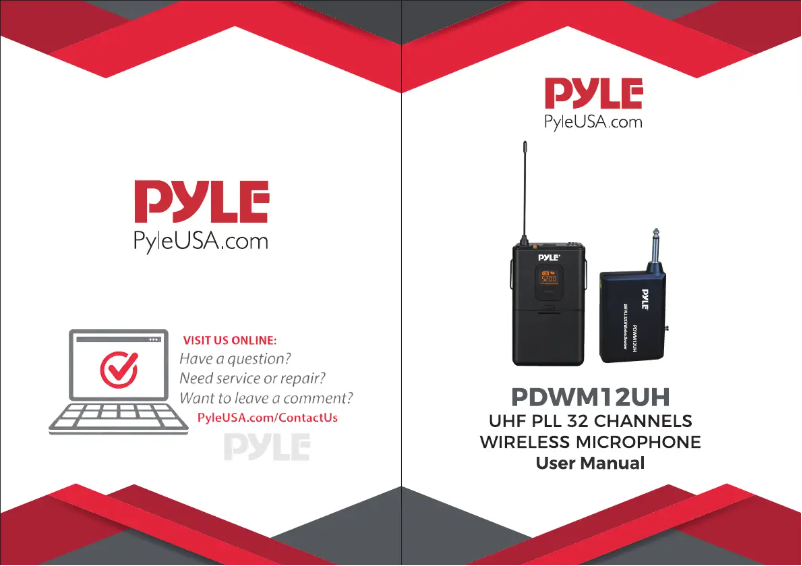 Imagen de la primera página del manual del dispositivo PDWM12UH