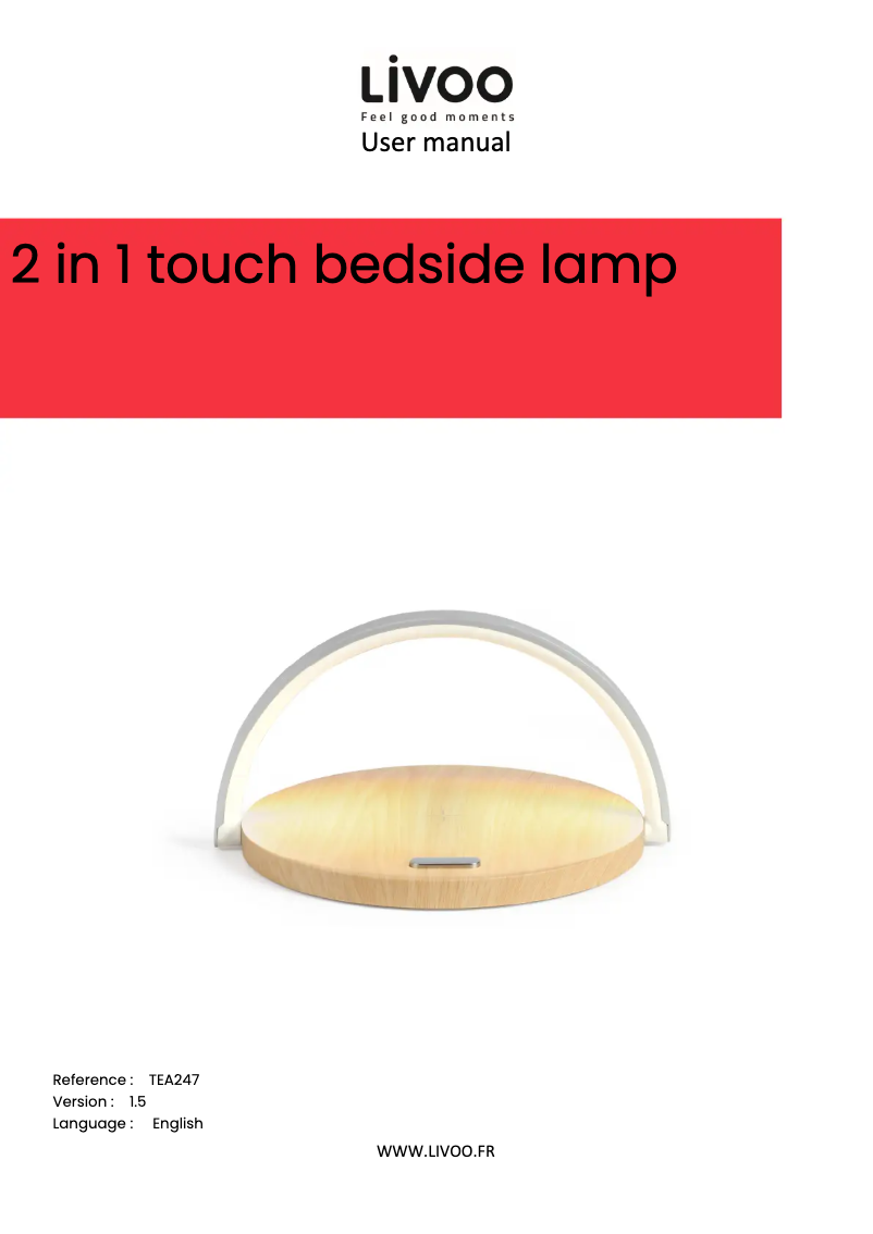 Imagen de la primera página del manual del dispositivo TEA247