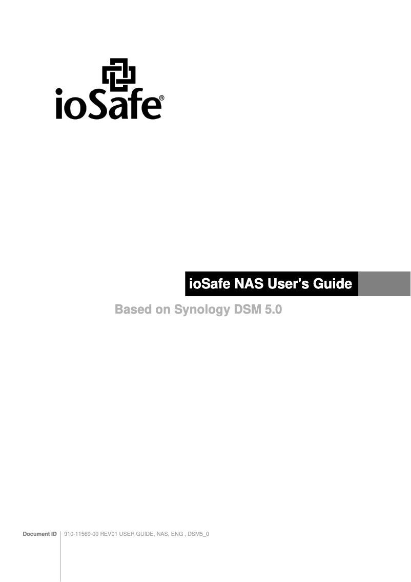 Página 1 del manual Manual de usuario ioSafe 214