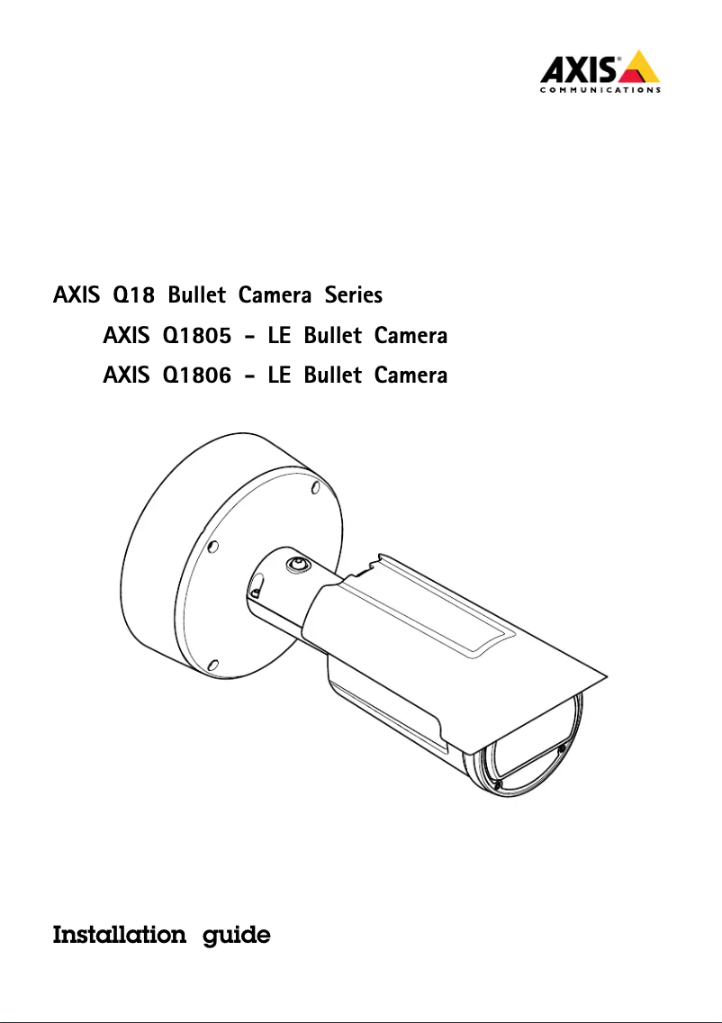 Imagen de la primera página del manual del dispositivo Q1805-LE