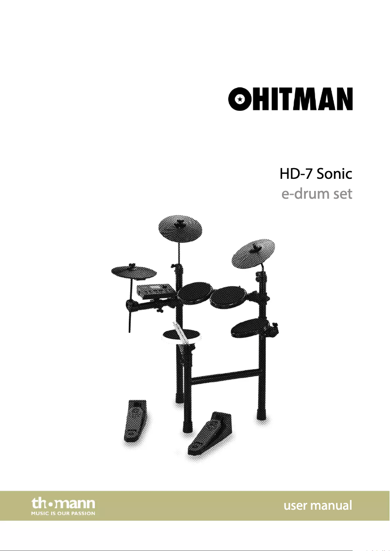 Imagen de la primera página del manual del dispositivo HD-7 Sonic