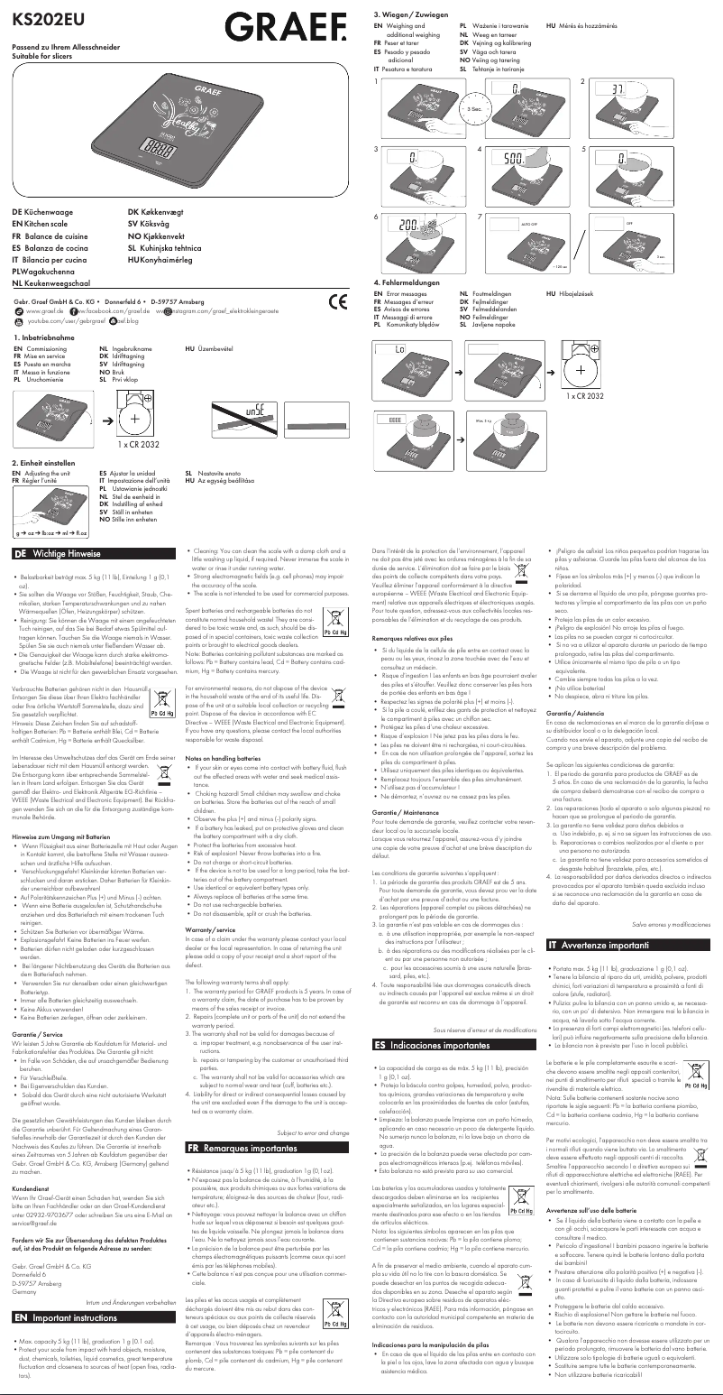 Imagen de la primera página del manual del dispositivo KS202