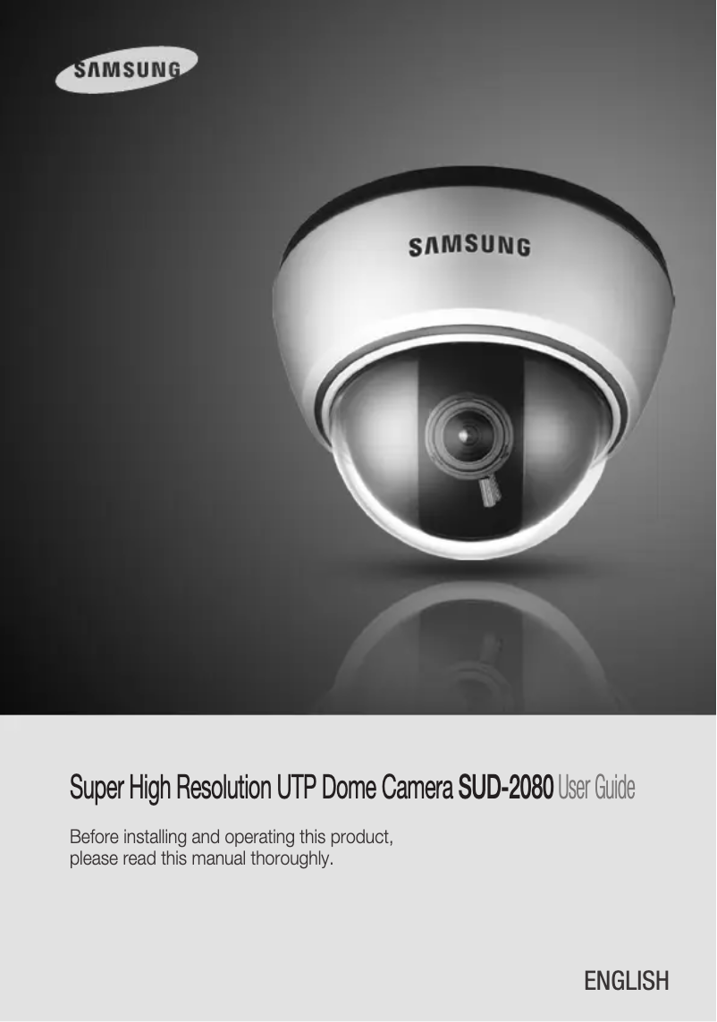 Imagen de la primera página del manual del dispositivo SUD-2080