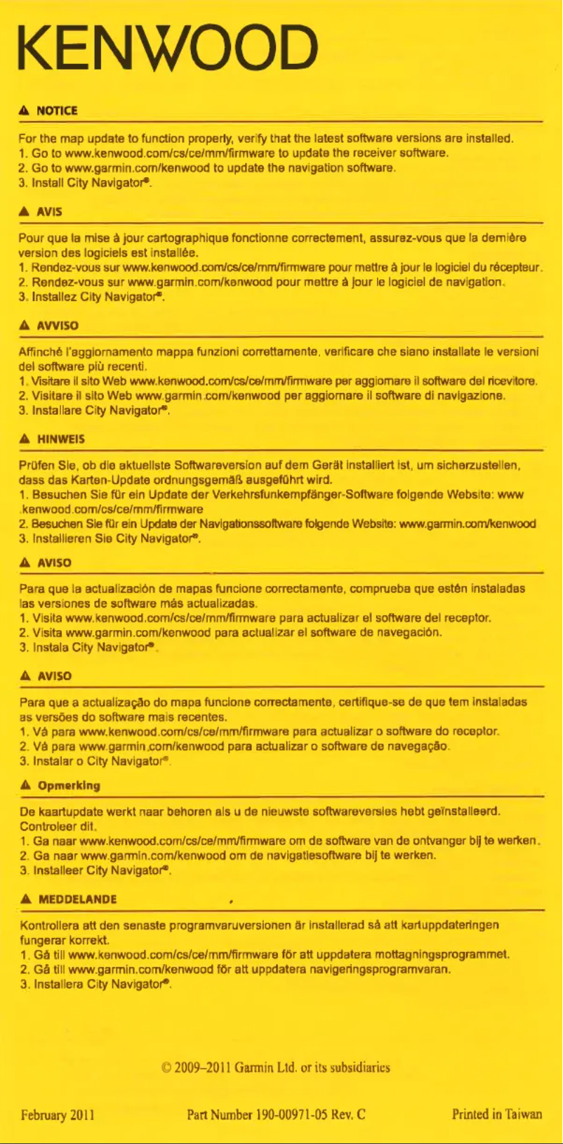 Página 1 del manual Manual de usuario Kenwood KNA-SD14E