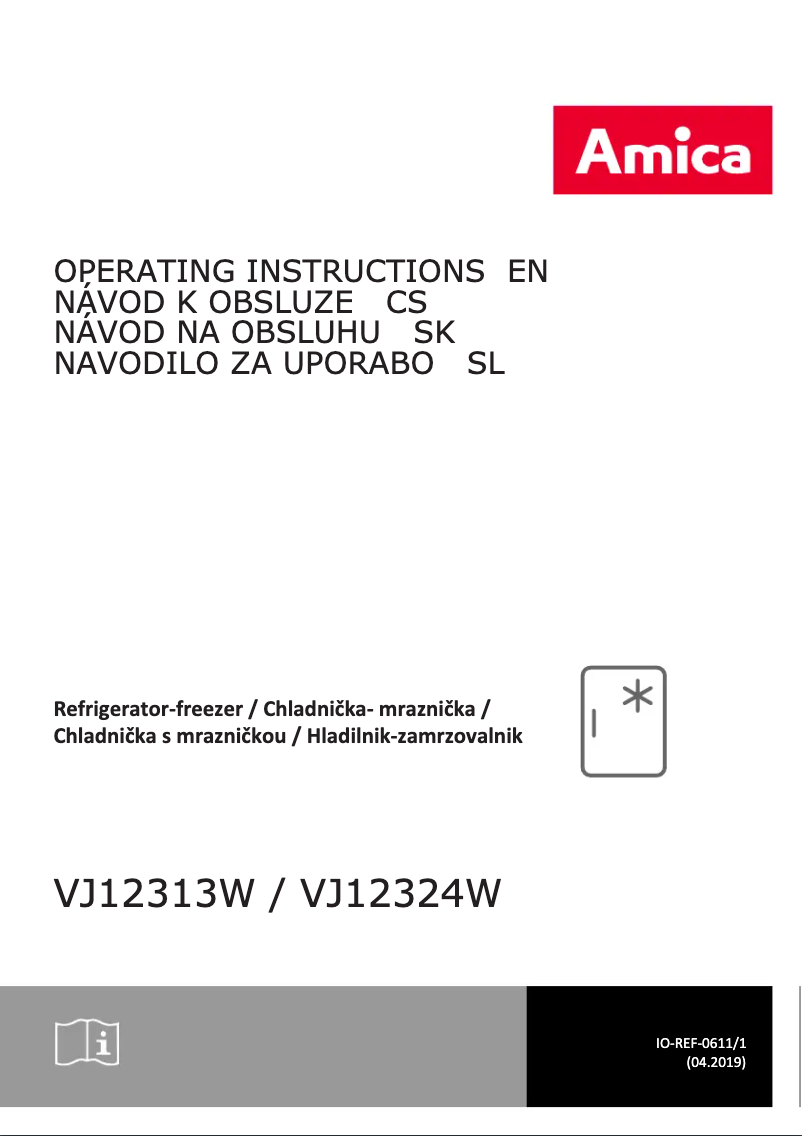 Imagen de la primera página del manual del dispositivo VJ 12313 W