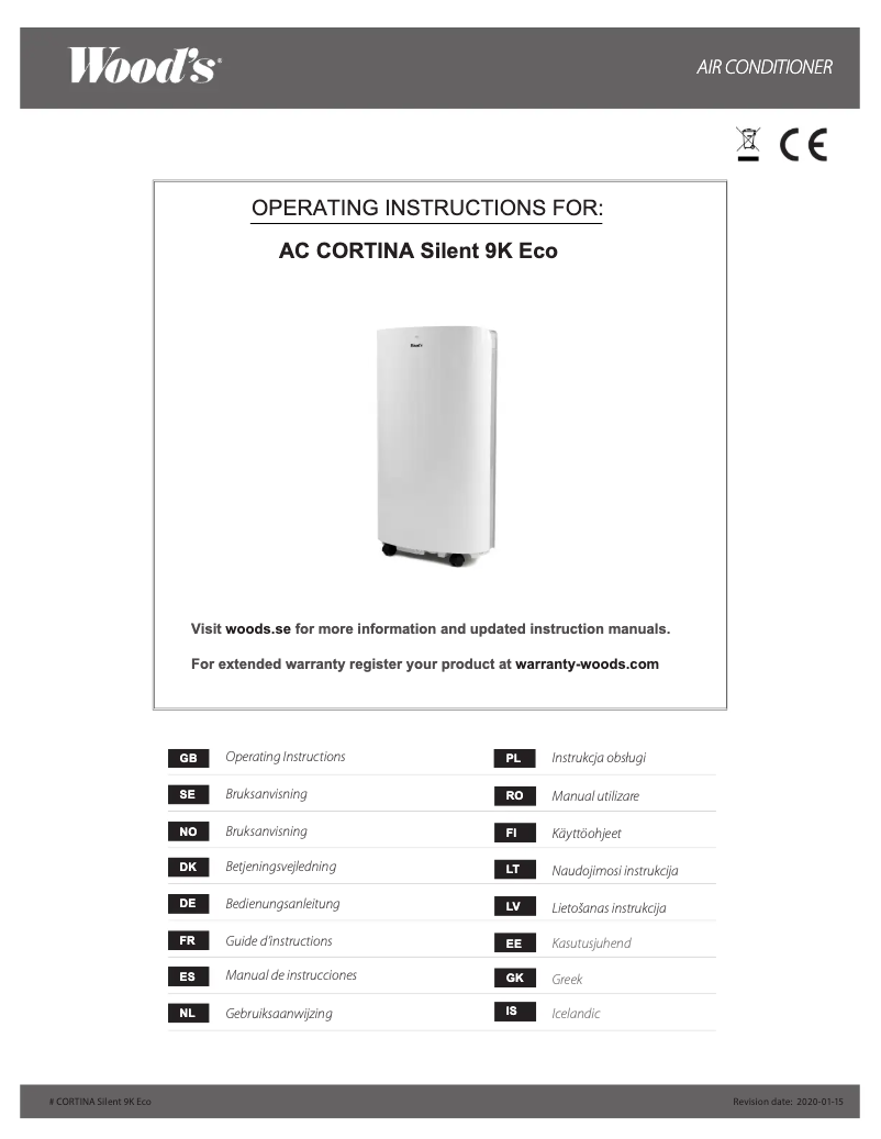 Imagen de la primera página del manual del dispositivo WAC902G