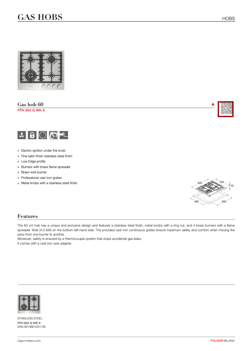 Imagen de la primera página del manual del dispositivo FPH 604 G WK X
