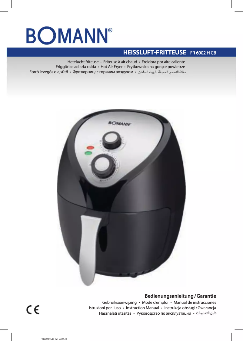 Imagen de la primera página del manual del dispositivo FR 6002 H CB