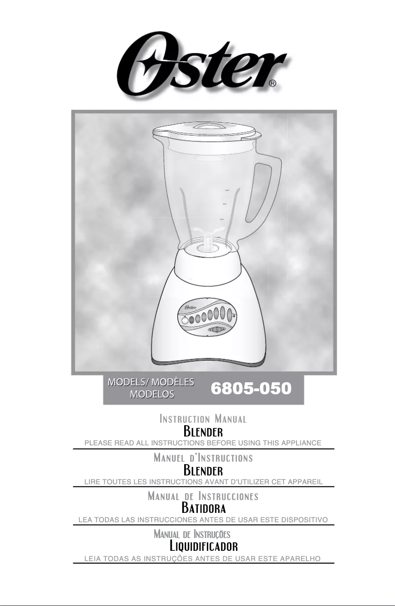 Página nº 1 - Manual de usuario Oster 6817