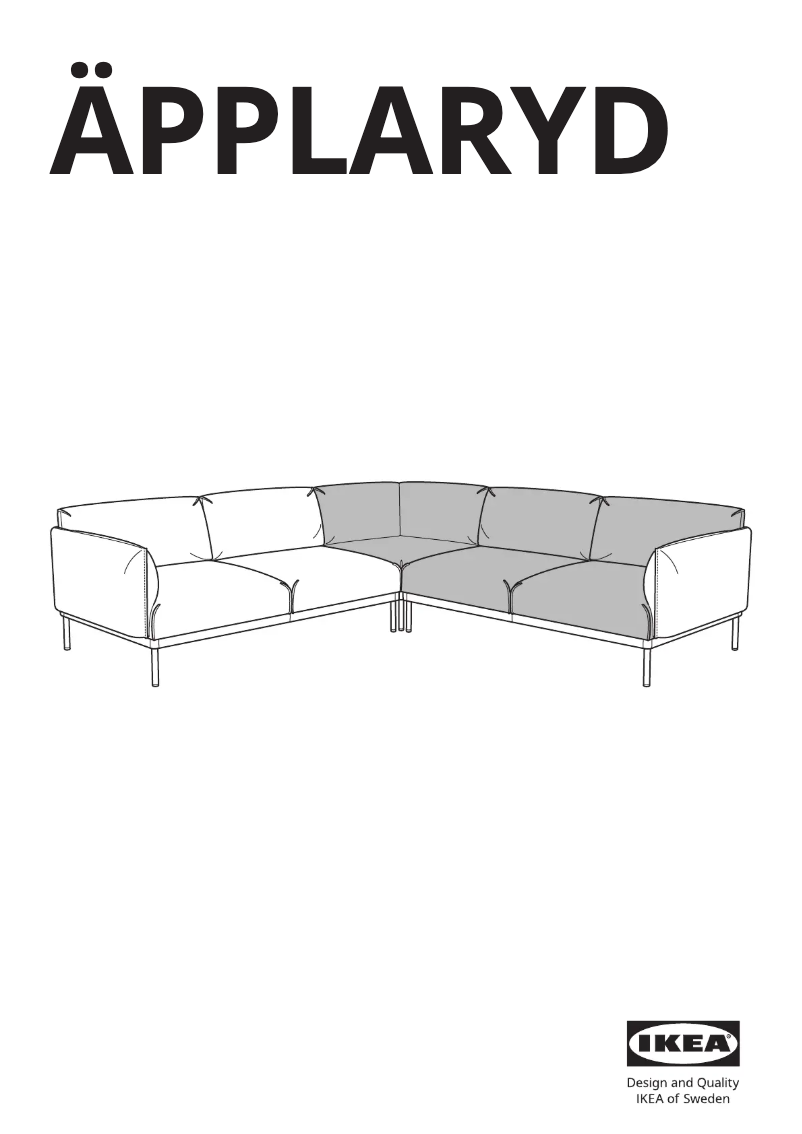 Página 1 del manual Manual de usuario Ikea ÄPPLARYD 105.062.83