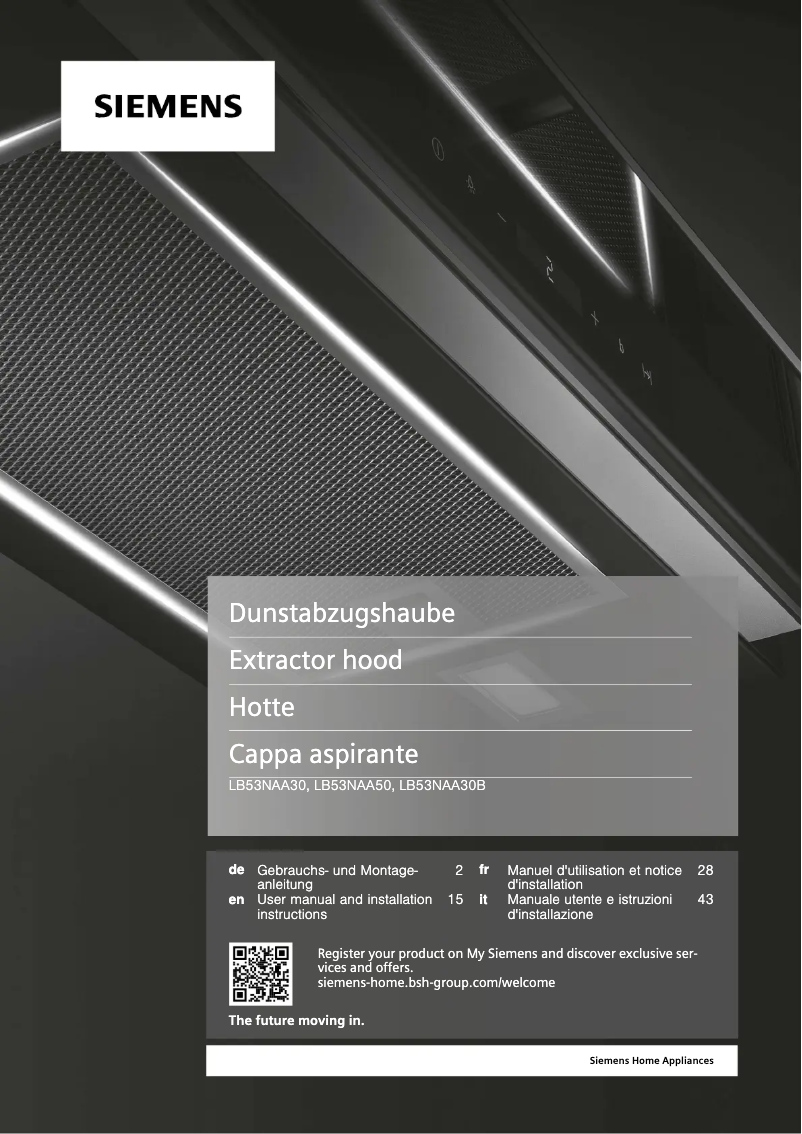 Página nº 1 - Guía de instalación Siemens iQ100 LB53NAA30