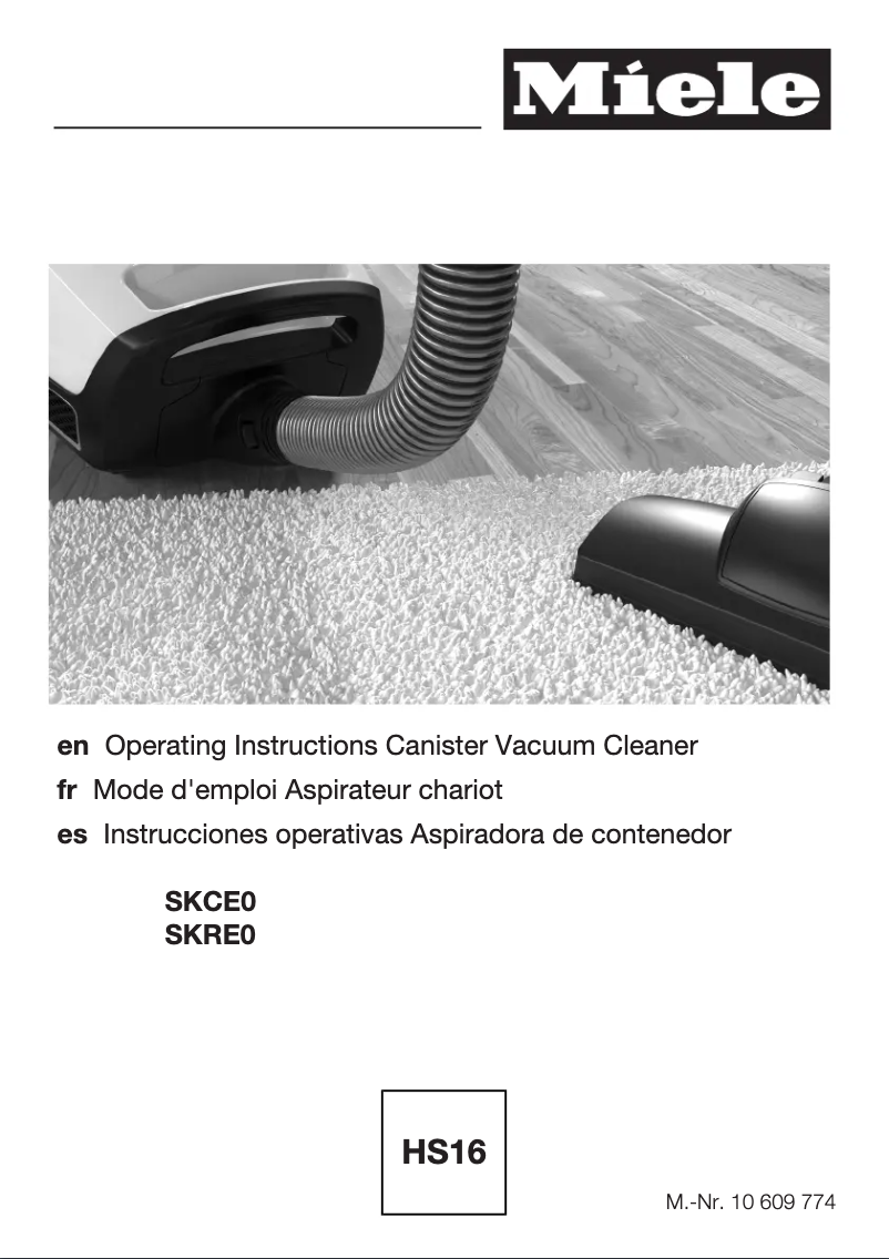 Imagen de la primera página del manual del dispositivo Blizzard CX1 PureSuction PowerLine