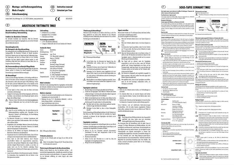 Página nº 1 - Manual de usuario Pentatech TM02