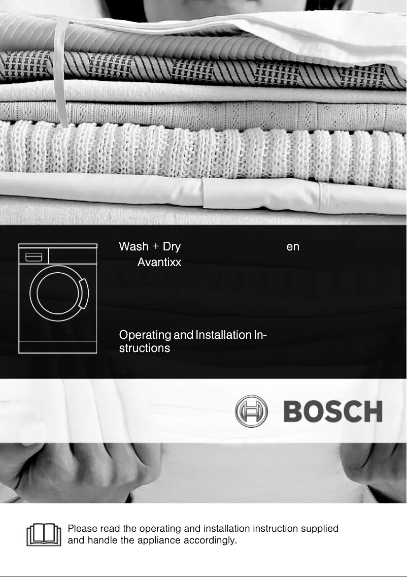 Página 1 del manual Manual de usuario Bosch Avantixx 7 WVD24460GB
