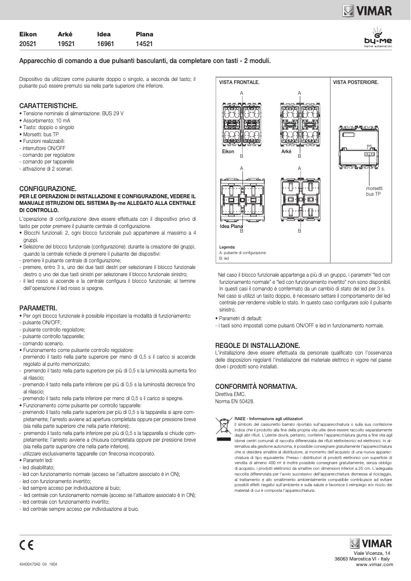 Imagen de la primera página del manual del dispositivo R16961.B