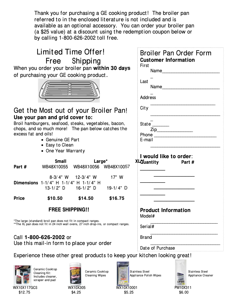 Imagen de la primera página del manual del dispositivo JGB905BEFBB