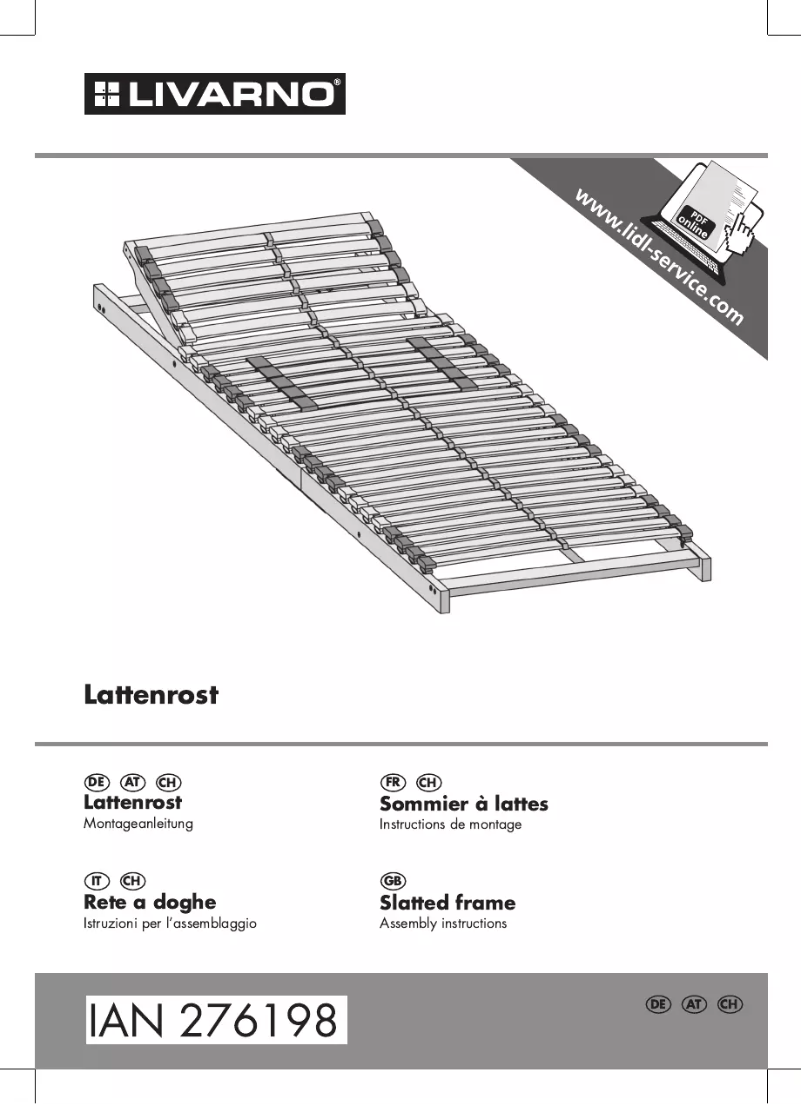 Imagen de la primera página del manual del dispositivo IAN 276198