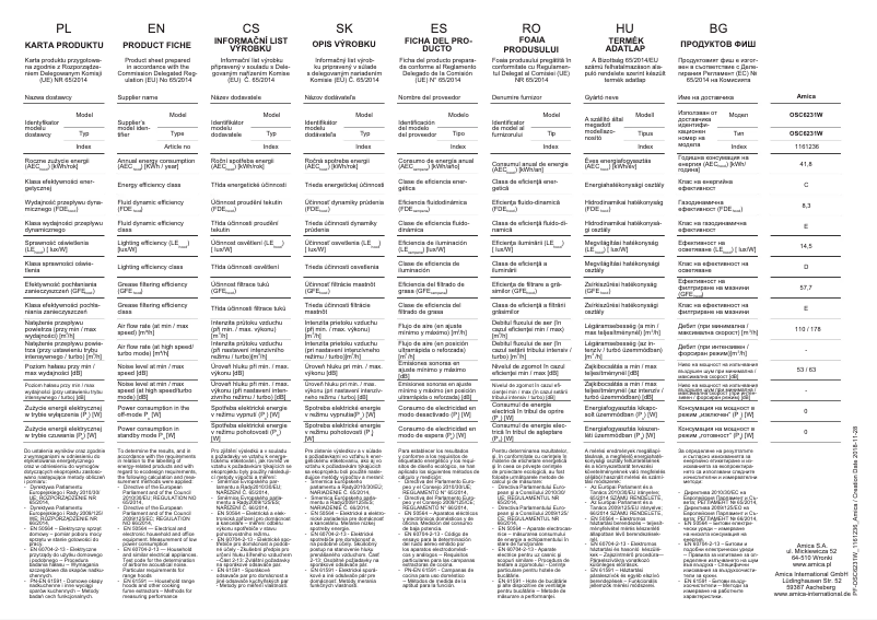 Imagen de la primera página del manual del dispositivo OSC6231W