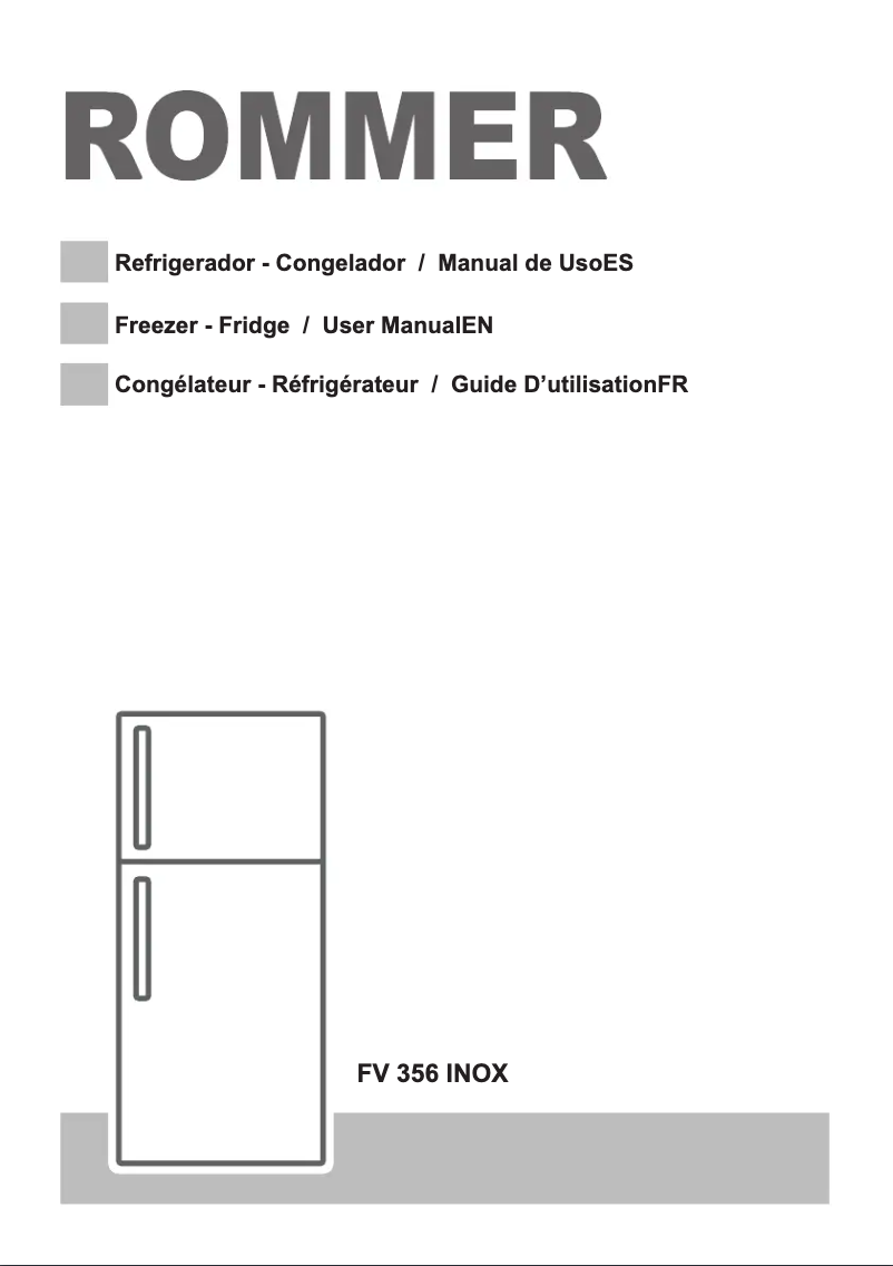 Página 1 del manual Manual de usuario Rommer FV 356 INOX