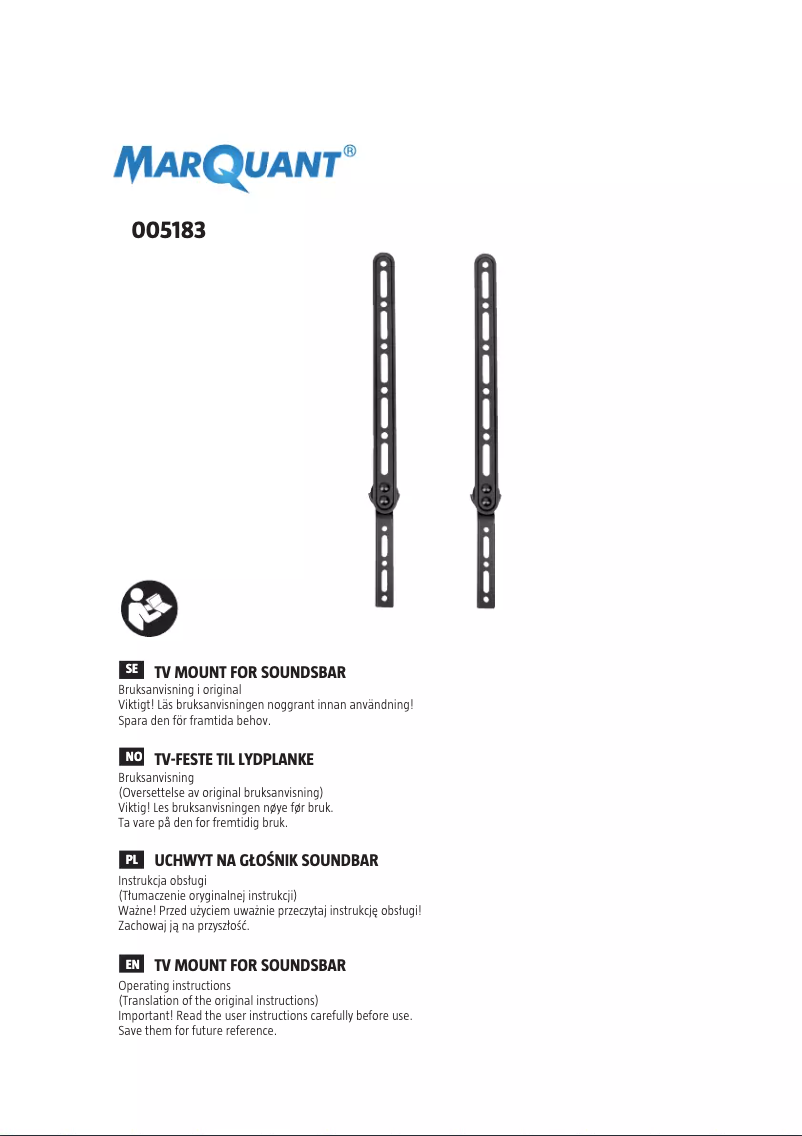 Página nº 1 - Manual de usuario Marquant 005-183