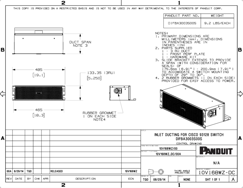Imagen de la primera página del manual del dispositivo DIFBA3003S00S