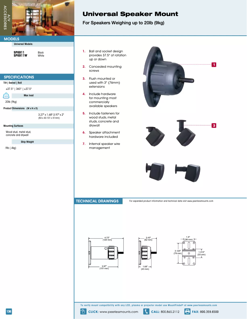 Imagen de la primera página del manual del dispositivo SPK811
