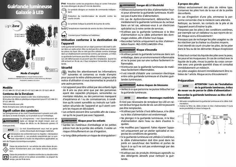Imagen de la primera página del manual del dispositivo GT-GLCC-AM-01