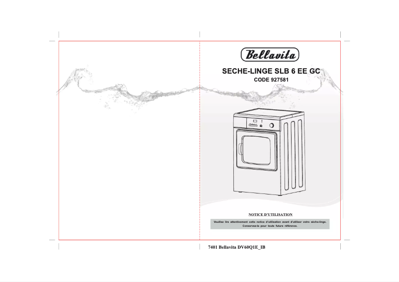 Imagen de la primera página del manual del dispositivo SLB 6 EE GC