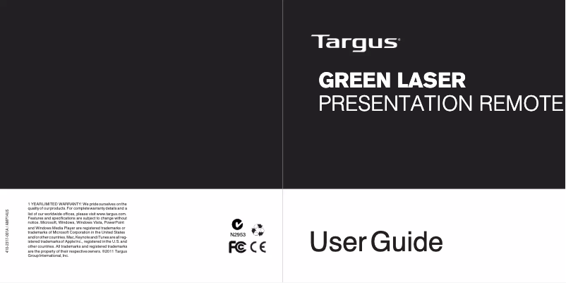 Página 1 del manual Manual de usuario Targus AMP14USZ