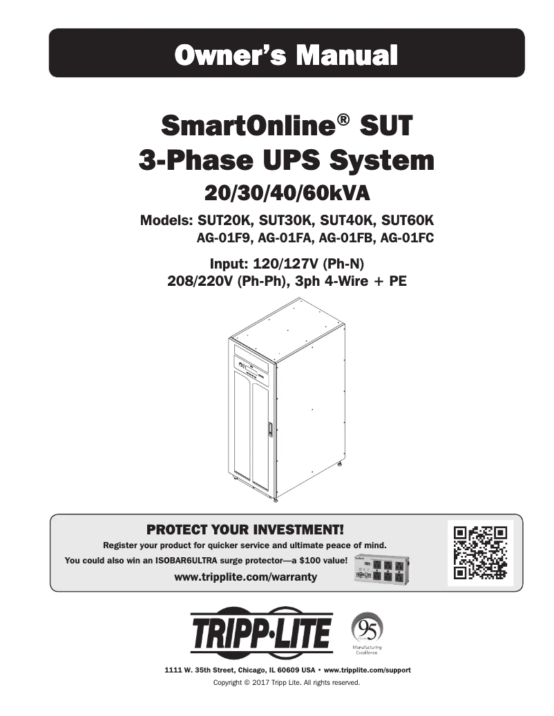 Imagen de la primera página del manual del dispositivo SmartOnline SUT20K