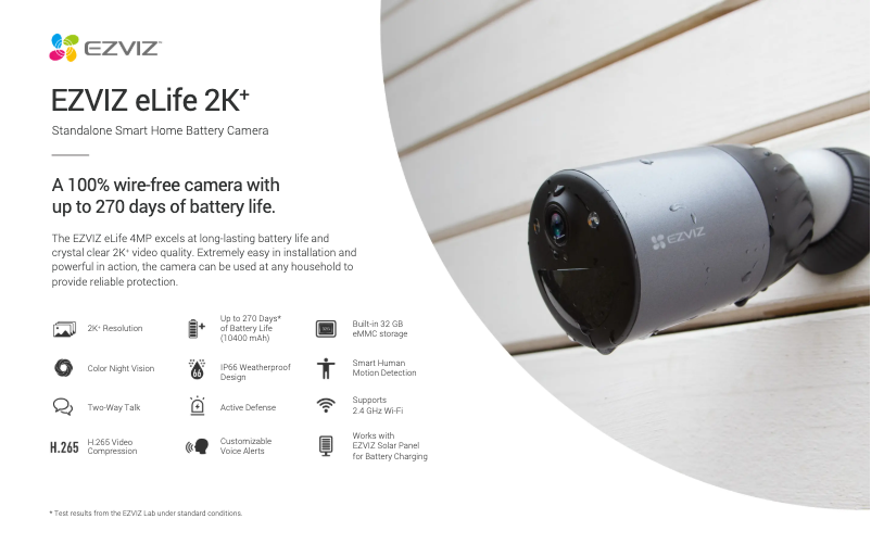 Imagen de la primera página del manual del dispositivo eLife 2K+