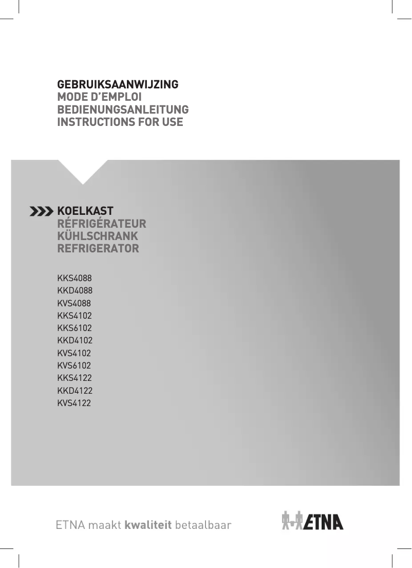 Imagen de la primera página del manual del dispositivo KKS4088