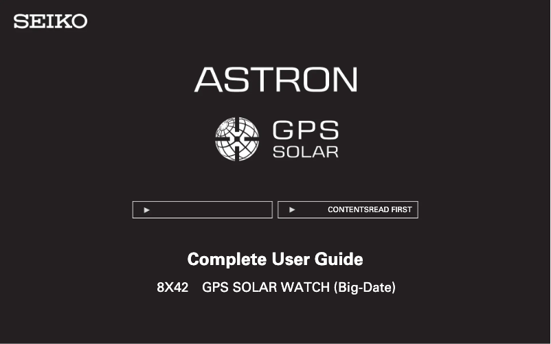 Página 1 del manual Manual de usuario Seiko 8X42