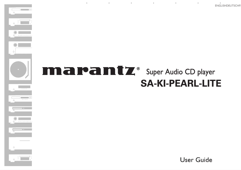 Página 1 del manual Manual de usuario Marantz SA-KI Pearl Lite