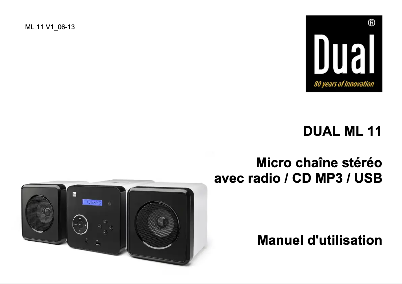 Página nº 1 - Manual de usuario Dual ML 11