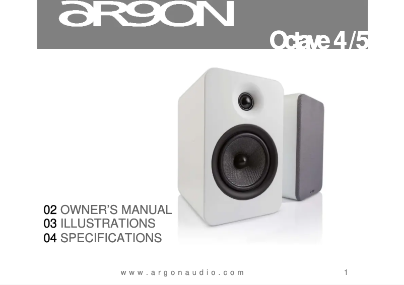 Imagen de la primera página del manual del dispositivo Octave 4