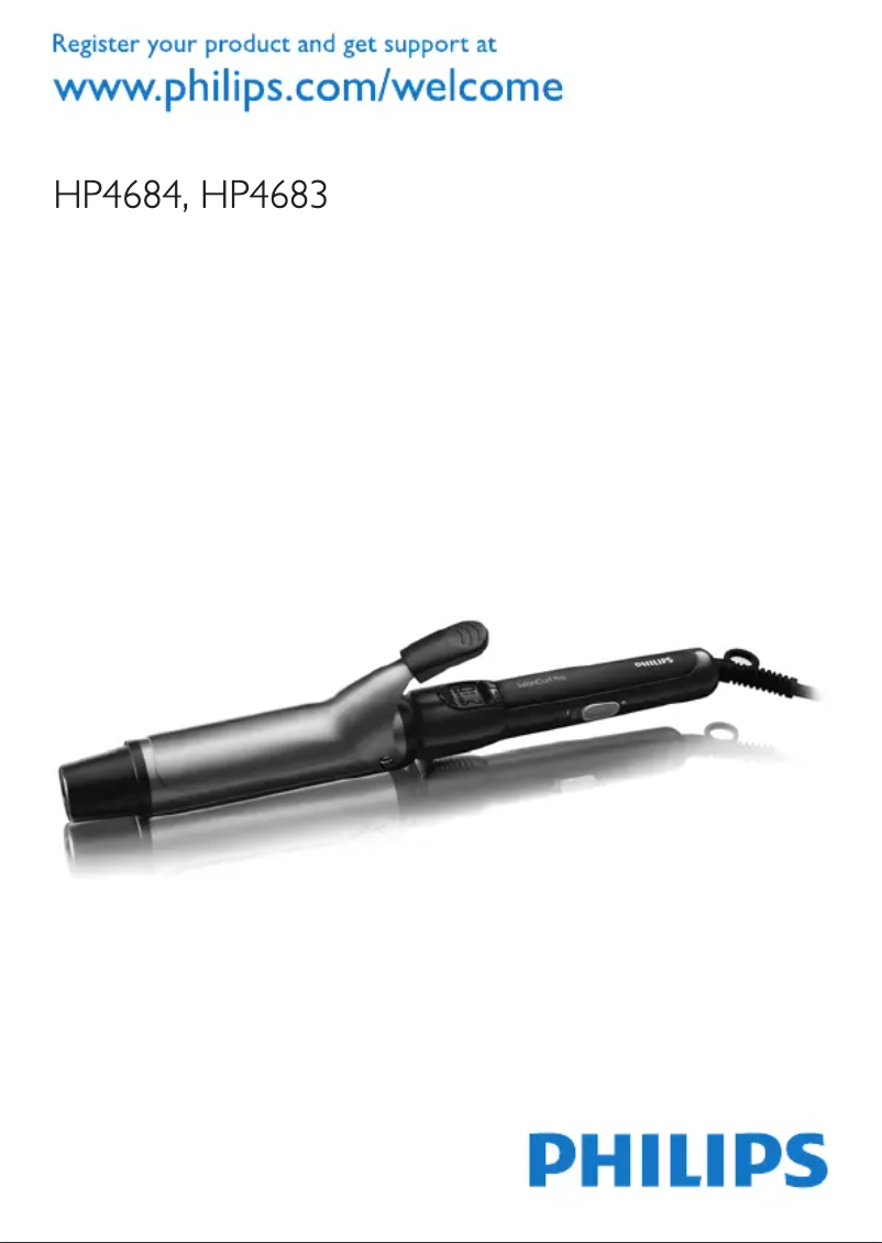 Página nº 1 - Manual de usuario Philips SalonCurl Pro HP4683