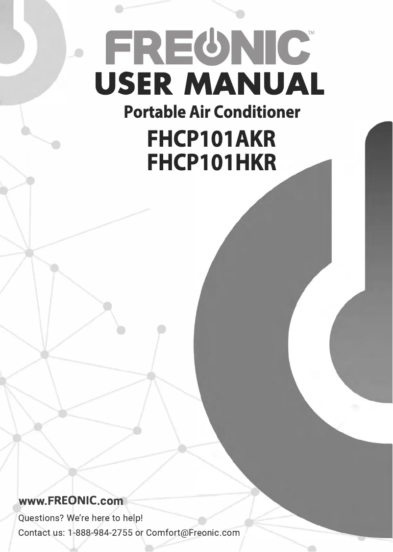 Página 1 del manual Manual de usuario FREONIC FHCP101HKR