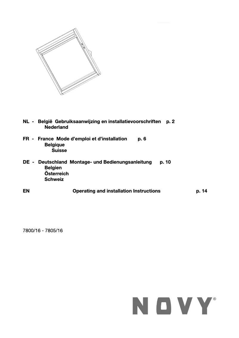 Página 1 del manual Manual de usuario Novy Head'Line 7805