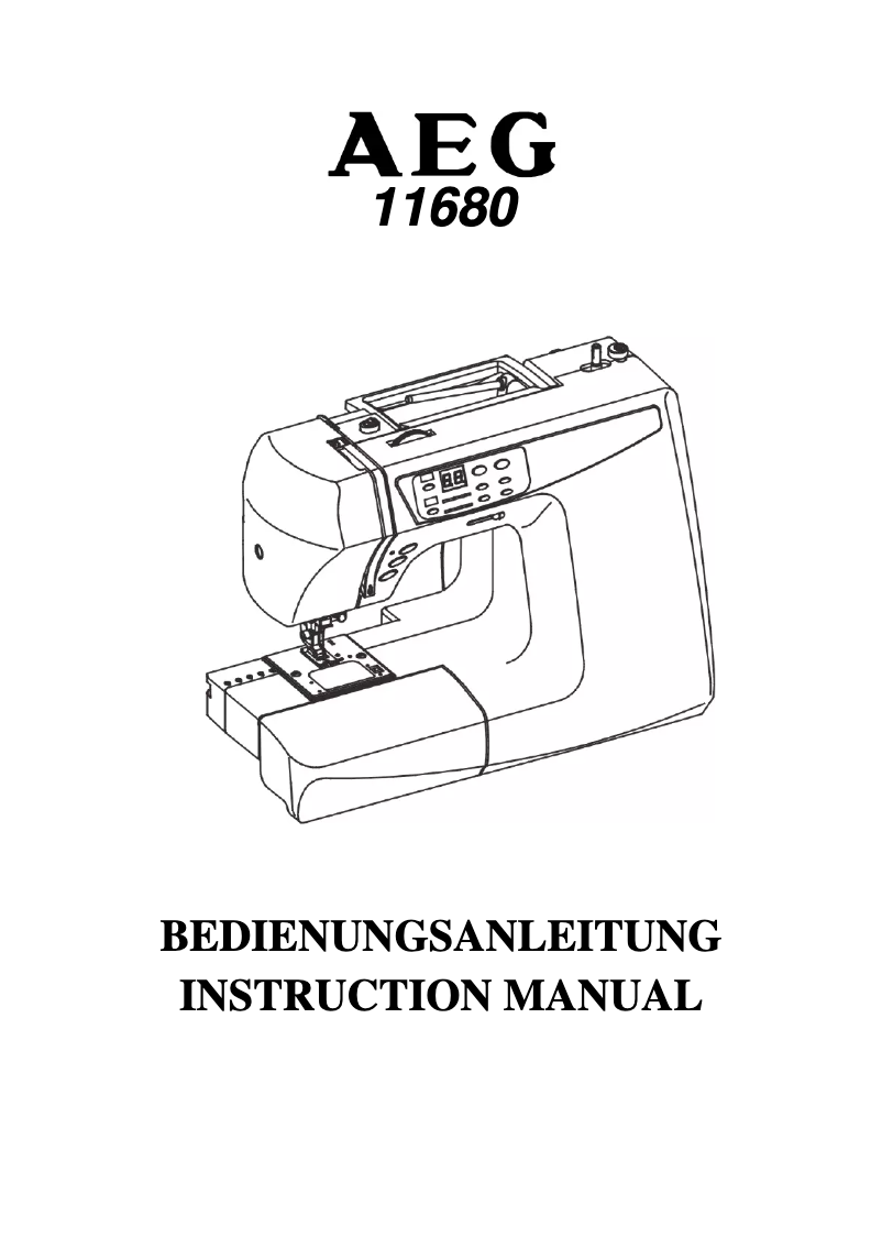 Página 1 del manual Manual de usuario AEG 11680
