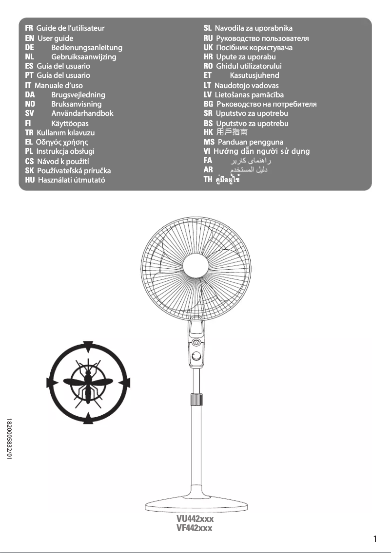 Imagen de la primera página del manual del dispositivo Essential Plus VU4420