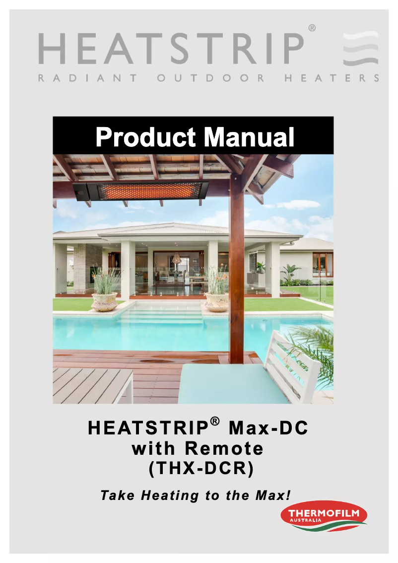 Imagen de la primera página del manual del dispositivo Max DC THX3600DCR
