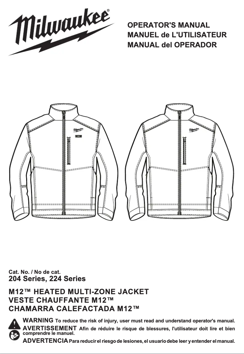Imagen de la primera página del manual del dispositivo M12 TOUGHSHELL 204-21