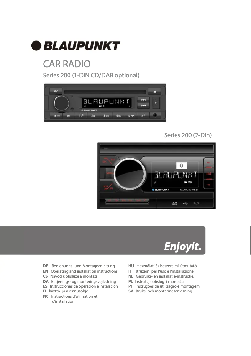 Página 1 del manual Manual de usuario Blaupunkt Essen 200 DAB BT
