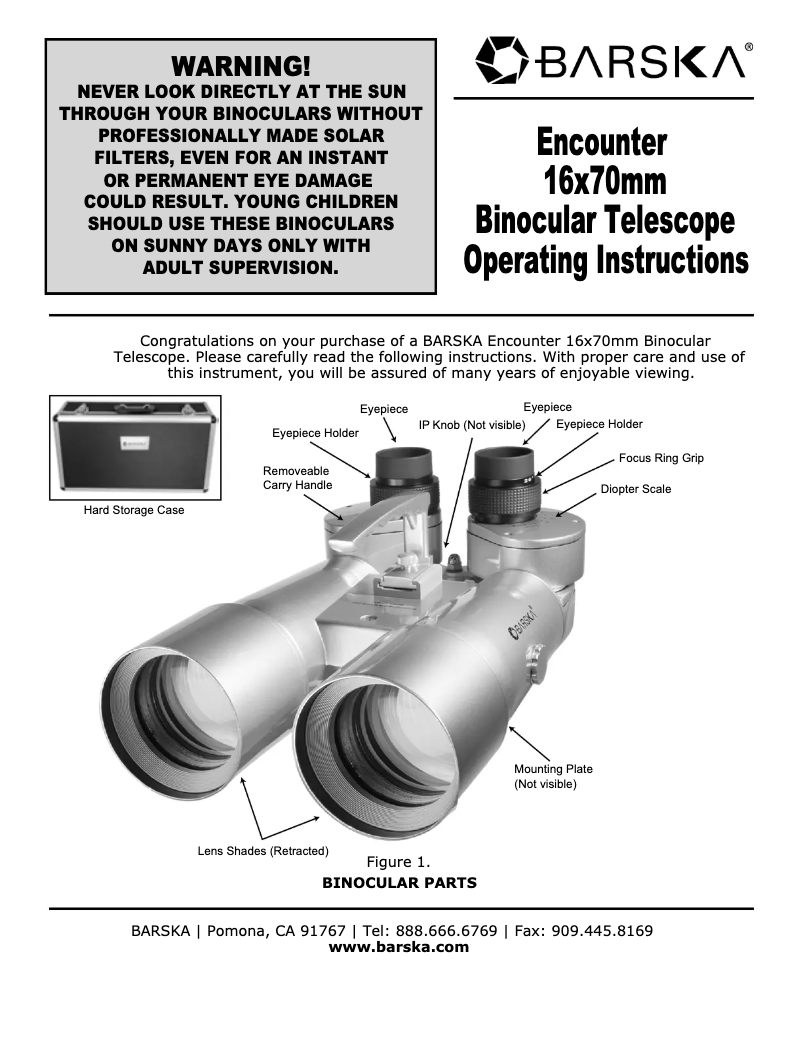Imagen de la primera página del manual del dispositivo Encounter